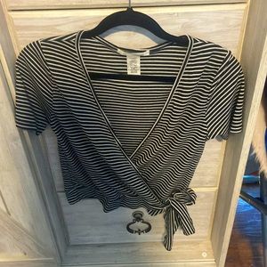 Never before worn striped shirt